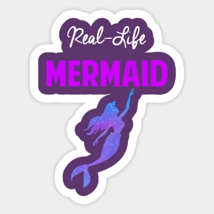 Real Life Mermaid Sticker